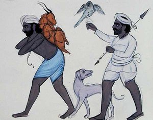 Hunters, c.1890