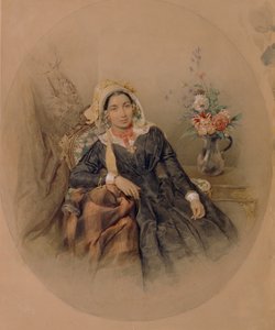 Portrait of Baroness Iuliania Ivanovna Klodt von Jürgensburg by Pyotr Fyodorovich Sokolov
