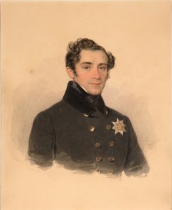 Portrait of Prince Alexander Fyodorovich Golitsyn 1796-1864, 1838 by Pyotr Fyodorovich Sokolov