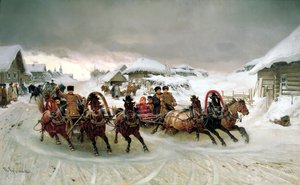Shrovetide, 1889 by Pyotr Grusinsky