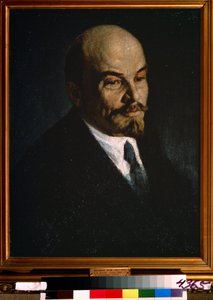 Portrait of Vladimir Lenin by Pyotr Ivanovich Kelin