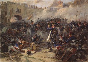 The battle of Smolensk on August 1812, 1956