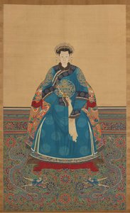 Portrait of an Imperial Lady possibly Imperial Noble Consort Quehui by Qing dynasty Chinese School
