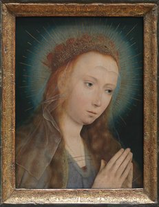 Virgin at Prayer by Quentin Massys or Matsys