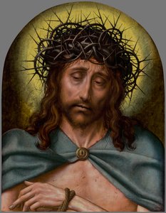 Christ as the Man of Sorrows by Quentin Metsys