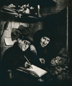 The Moneylenders by Quentin Metsys I
