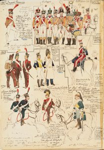 Military uniforms of French Empire, by Quinto Cenni by Quinto Cenni