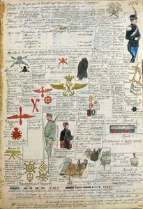 Uniforms, badges and saddle of Kingdom of Italy by Quinto Cenni