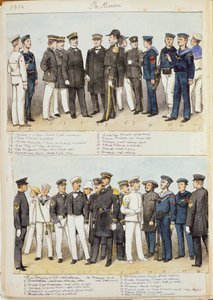 Uniforms of Royal Navy of Kingdom of Italy by Quinto Cenni
