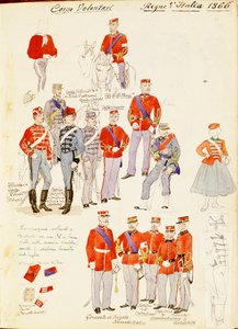 Uniforms of Volunteer Corp of Kingdom of Italy by Quinto Cenni