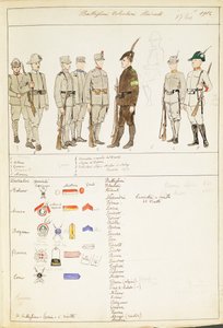 Uniforms of Volunteer Student Battalions of Kingdom of Italy by Quinto Cenni