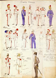 Uniforms of Municipal Firemen of Kingdom of Italy by Quinto Cenni