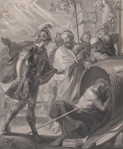 The meeting of Diogenes of Sinope and Alexander the Great by Quirin Mark