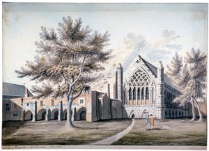View of Ely House in Ely Place, Holborn, London by RB Godfrey