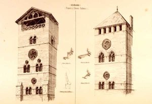 Fragments of Baronial Residences, Cahors, France by R. Anderson