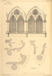 Windows in the Hall of the Monastery, Cluny, from 