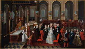 Golden Wedding of M. and Mme Robinet de Pontagny, in 1742