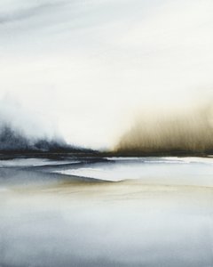 Abstract Misty Landscape by Rachel Elise