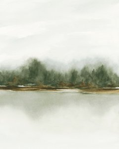 Misty Forest Reflection by Rachel Elise