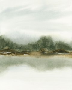 Misty Forest Reflection by Rachel Elise