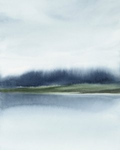 Misty Lake Reflection