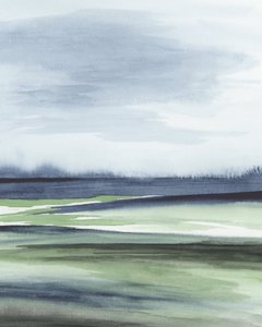 Serene Abstract Landscape by Rachel Elise