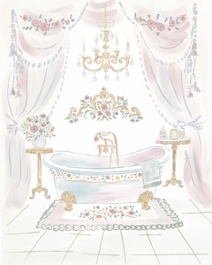 Shabby Chic Bathroom by Radhika Modi