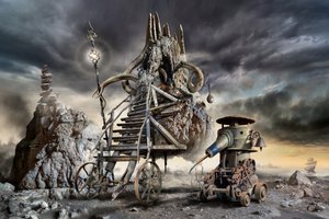 Surreal Desert Machines by Radoslav Penchev