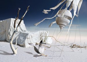 Surreal White Desert by Radoslav Penchev