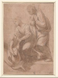Holy Family with a Lamb