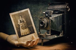 Vintage Camera Portrait by Raffaele Corte