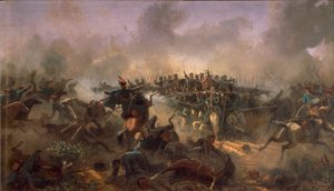Third War of Independence, Prince Umberto at Square of Villafranca, 24 June 1866 by Raffaele Pontremoli