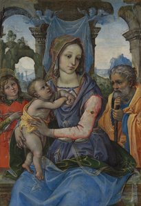 Madonna and Child with Saint Joseph and an Angel