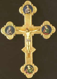 Processioned Cross with Franciscan Saints (recto) by Raffaello