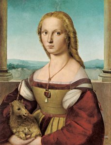 Portrait of a Young Lady with a Unicorn, 1505-1506 by Raffaello Sanzio Raphael