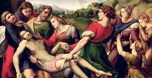 The Deposition, 1507 (detail) by Raffaello Sanzio Raphael