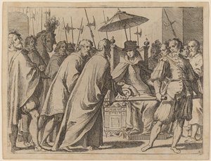 Margaret of Austria Being Carried in a Chaise