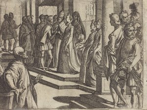 The Betrothal of Margaret of Austria to Philip III, King of Spain (verso)