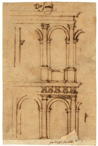 A sketch of the Theatre of Marcellus, Rome