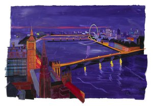 Westminster at Night, 2022