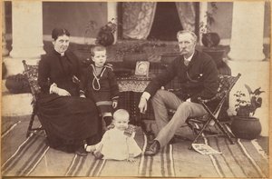 Col. Carpendale and Family, Neemuch by Raja Deen Dayal