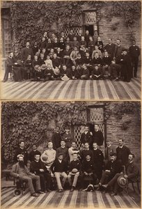 Primary Class Bishop Cotton School, Shimla (recto); High Class Students and Teachers at Bishop Cotton School, Shimla (verso)