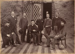 Principal and Teachers of Bishop Cotton School, Shimla (recto)