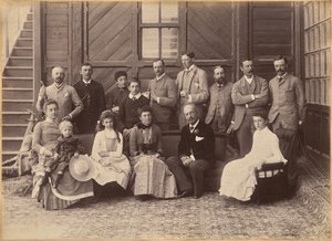 Viceregal Party Shimla (verso)