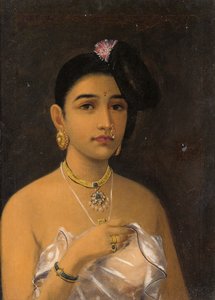 Maliyali Beauty by Raja Ravi Varma