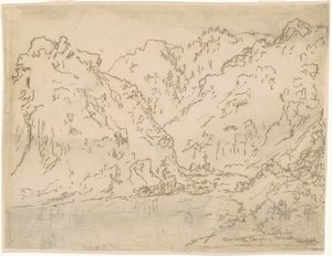 Clear Creek Canyon, Rocky Mountains, Colorado by Ralph Albert Blakelock