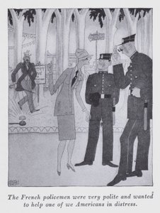 Illustration for "But Gentlemen Marry Brunettes" by Anita Loos