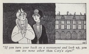Illustration for Gentlemen Prefer Blondes by Anita Loos by Ralph Barton
