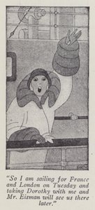 Illustration for Gentlemen Prefer Blondes by Anita Loos by Ralph Barton