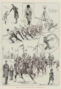 Sketches at the Royal Military Tournament at the Agricultural Hall by Ralph Cleaver